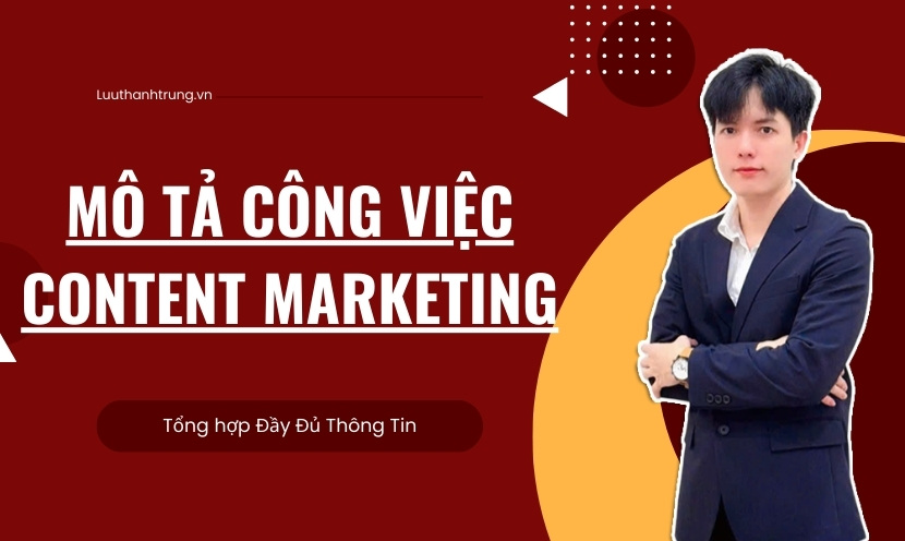 mô tả công việc content marketing